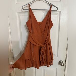 Orange romper